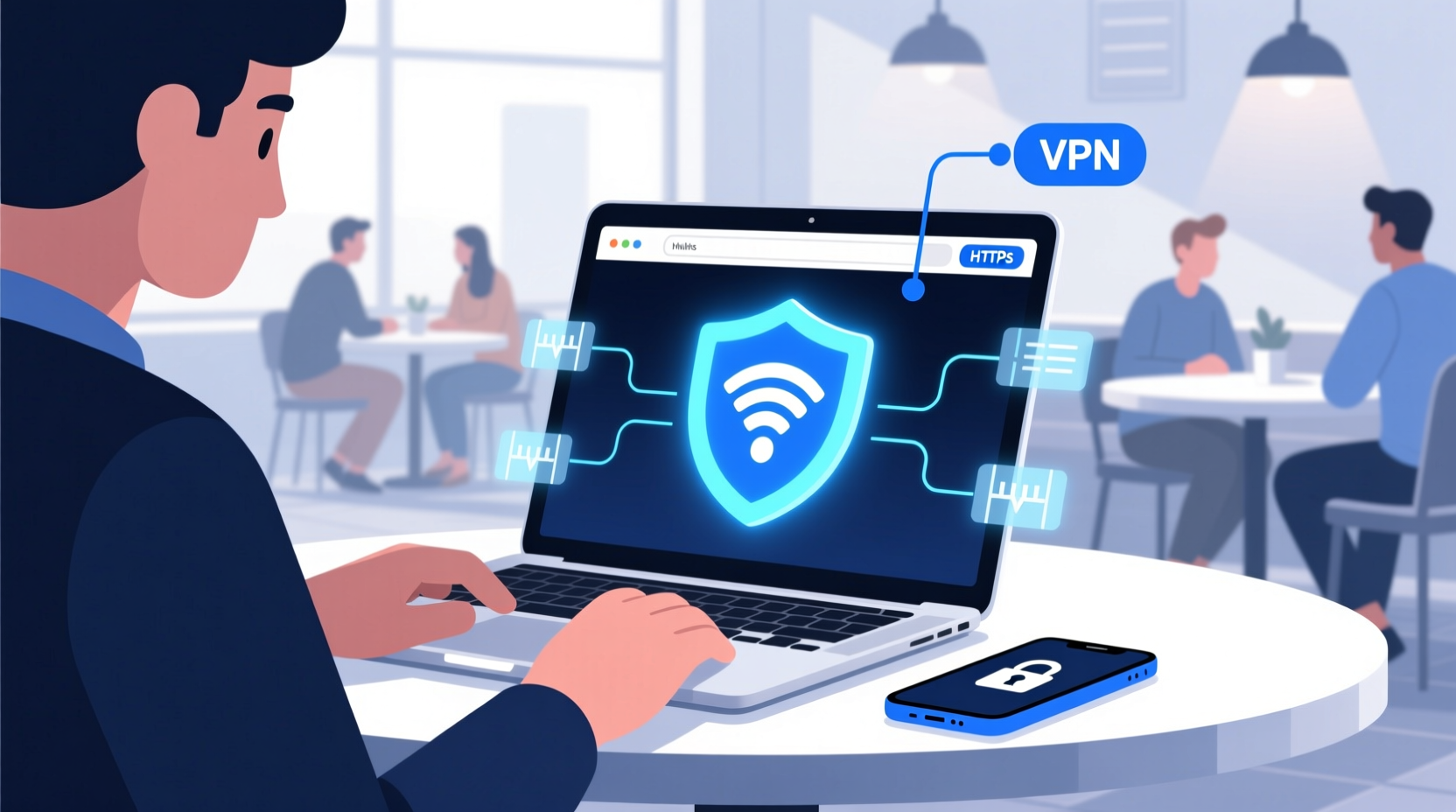 how to stay safe on public wi fi networks