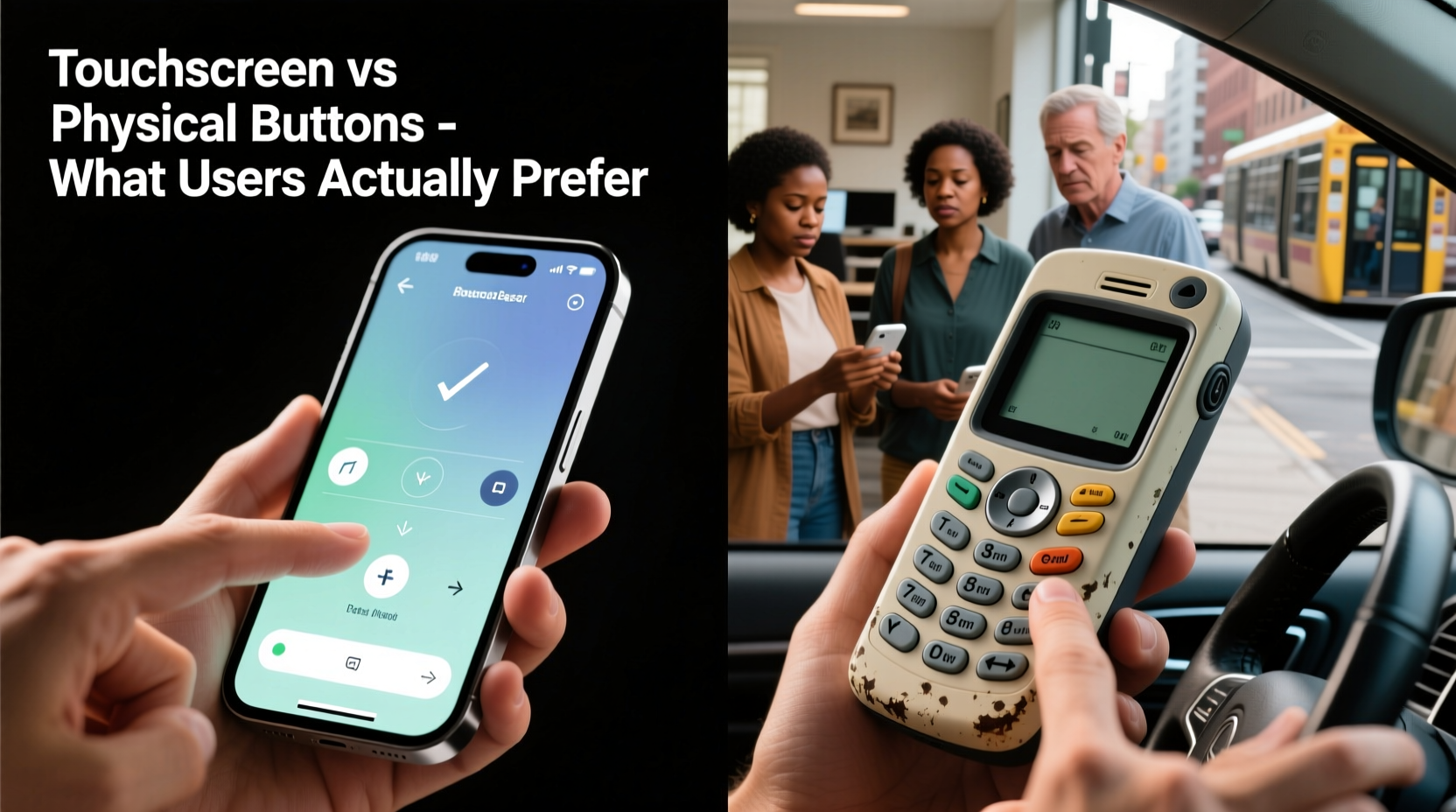 touchscreen vs physical buttons what users actually prefer