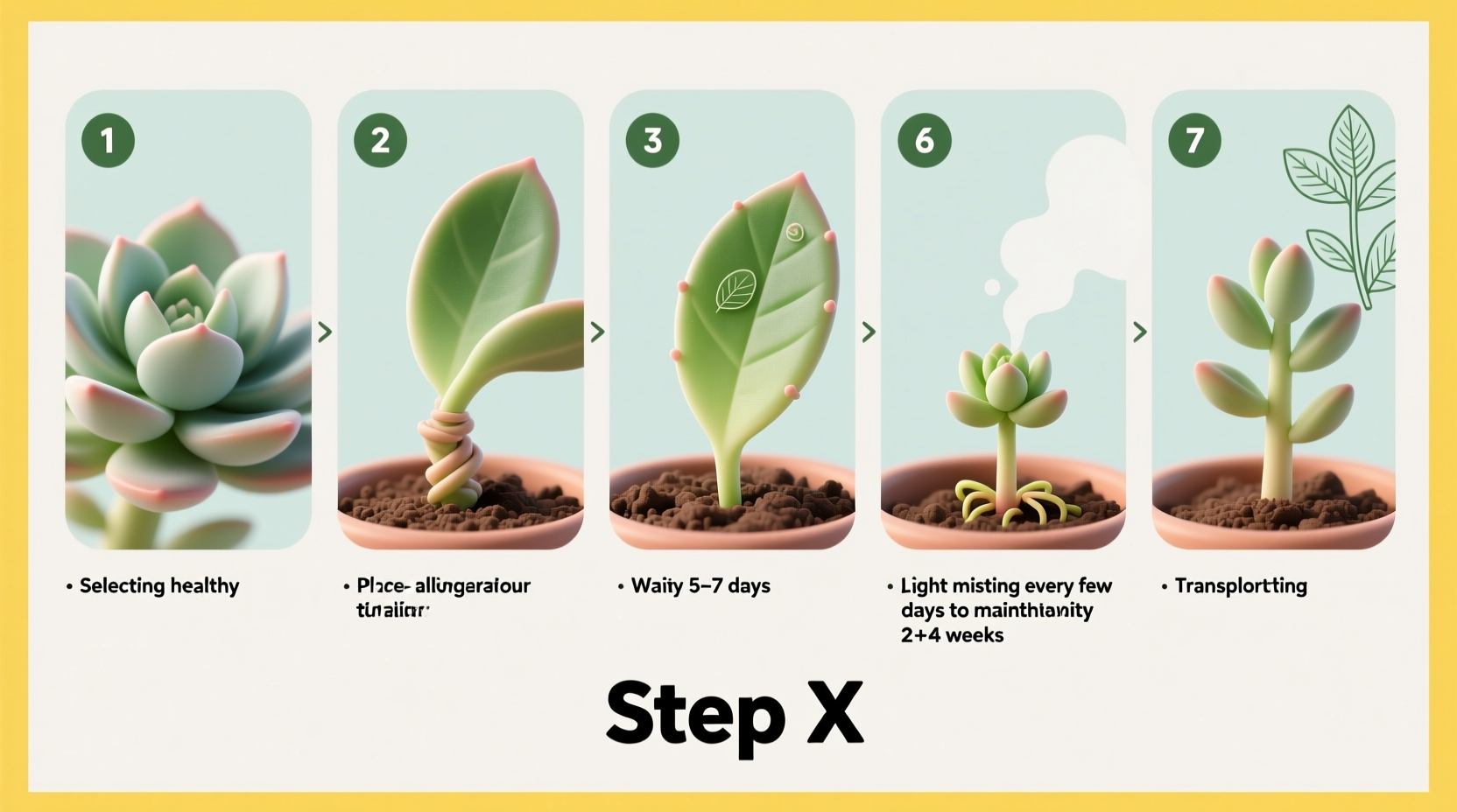 guide to propagating succulents from leaves step by step for beginners