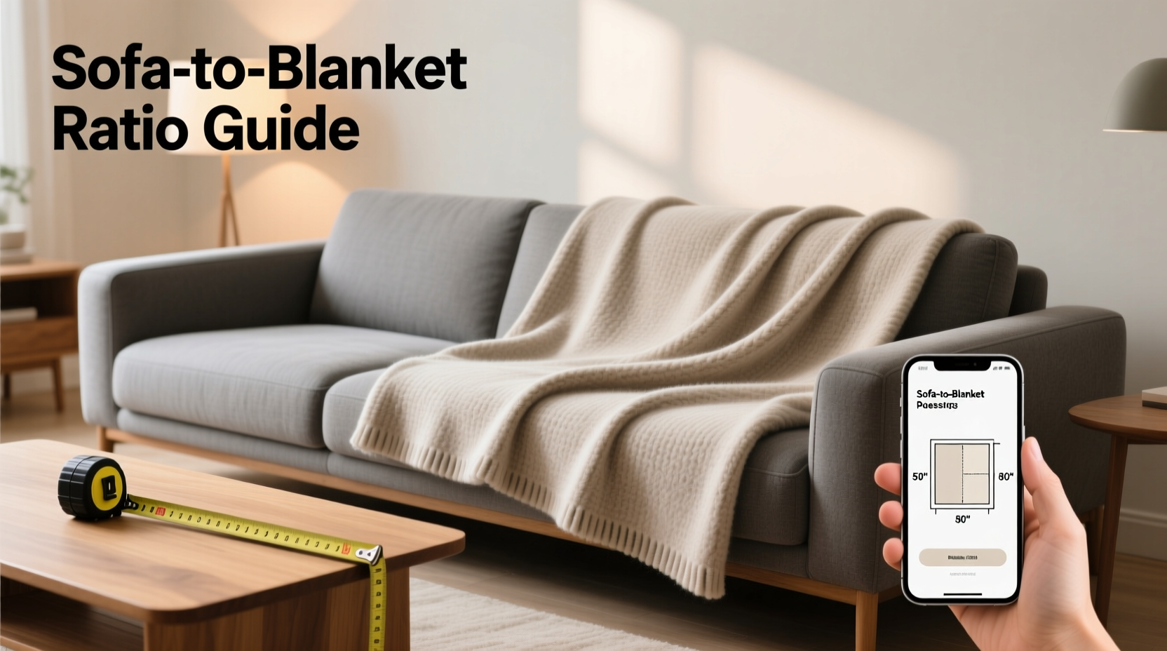 how to pick the right size throw blanket for your sofa without guessing