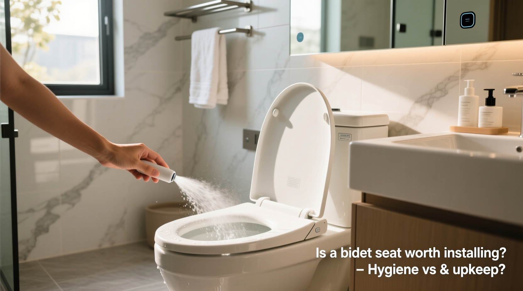 is a bidet seat worth installing or just a luxury with messy upkeep