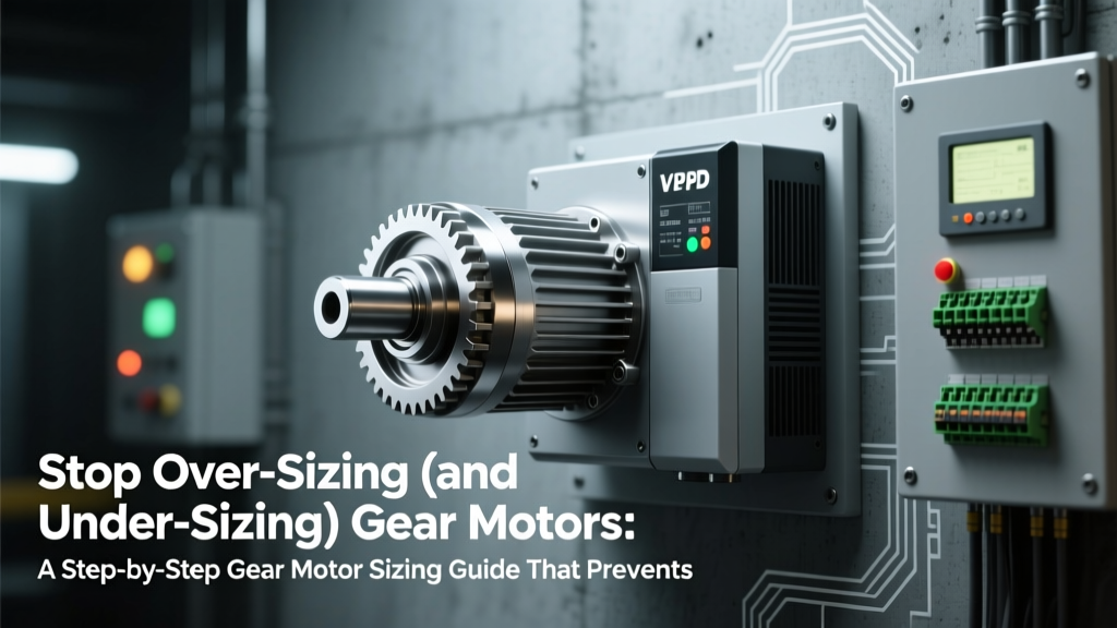 Gear Motor Sizing Guide: Avoid Costly Failures