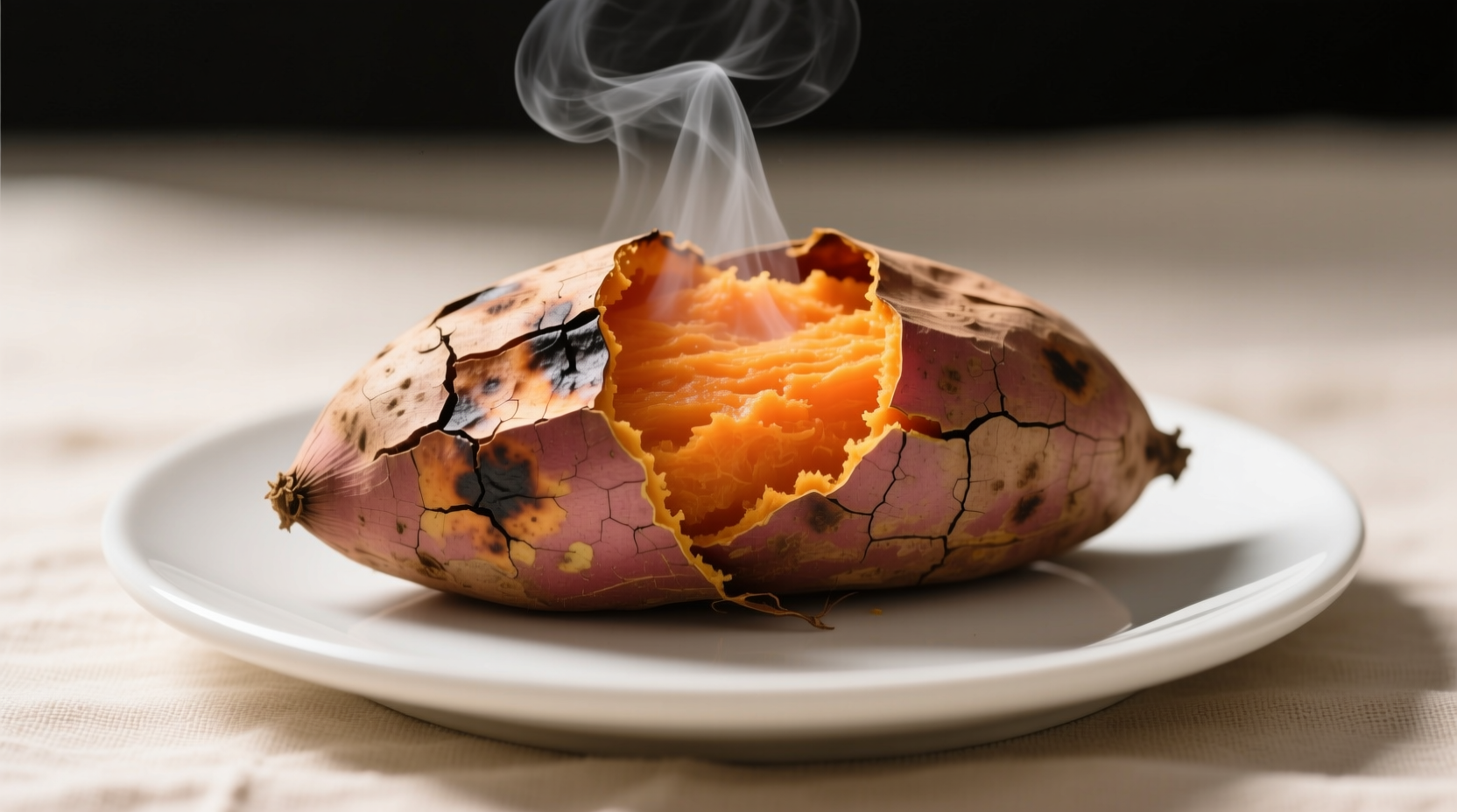 Hands scrubbing sweet potato under running water with vegetable brush, demonstrating proper cleaning technique for safe skin consumption
