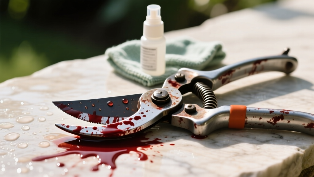 Proven: How to Get Blood Out of Garden Tools Fast