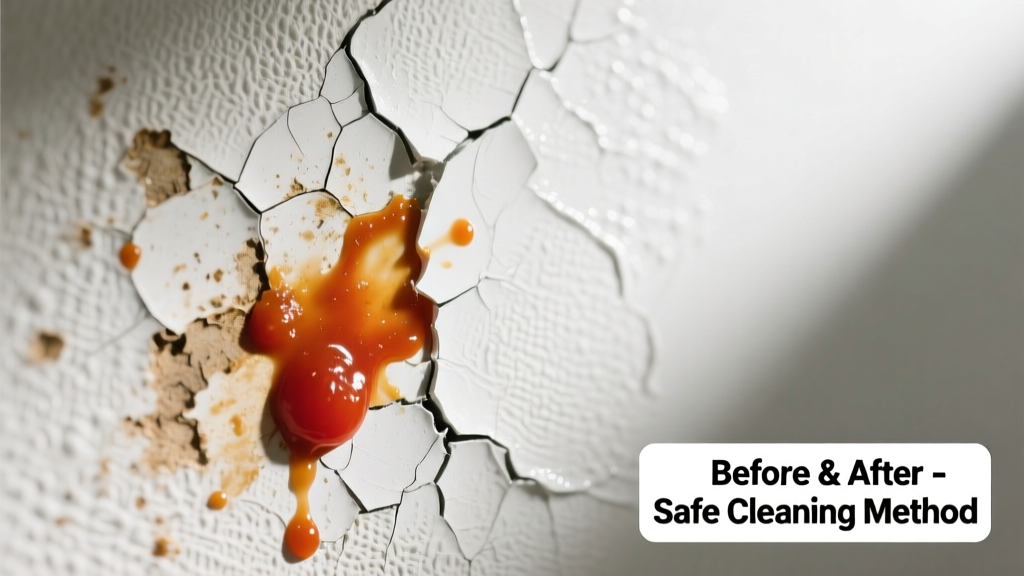 How to Remove Tomato Sauce from Wallpaper Safely