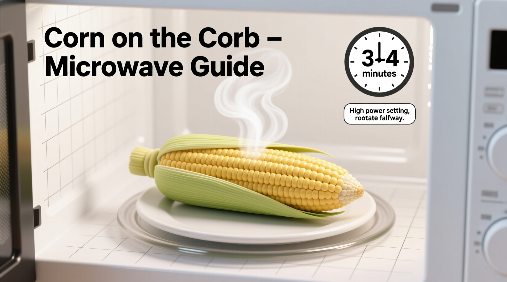 Microwave Corn on the Cob: Perfect Timing Guide (3-5 Minutes)