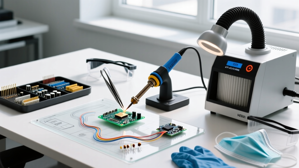 Safe Flux Soldering Electronics: Fume Extraction & IPC Guidelines
