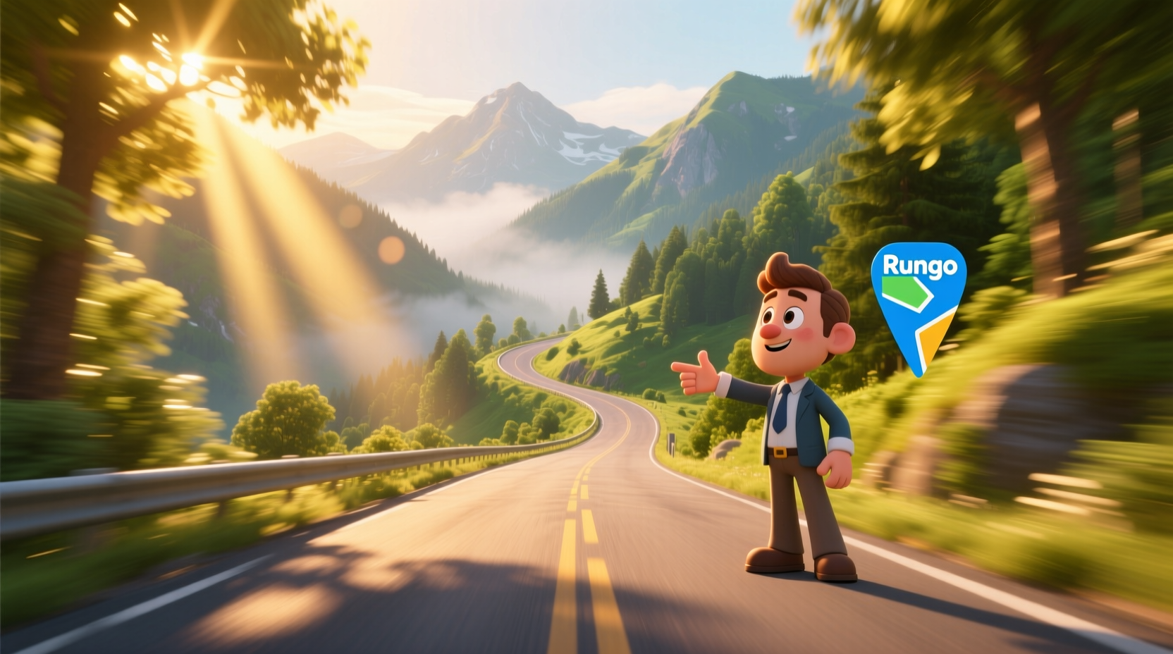 rungo gives turn by turn directions for scenic and crea