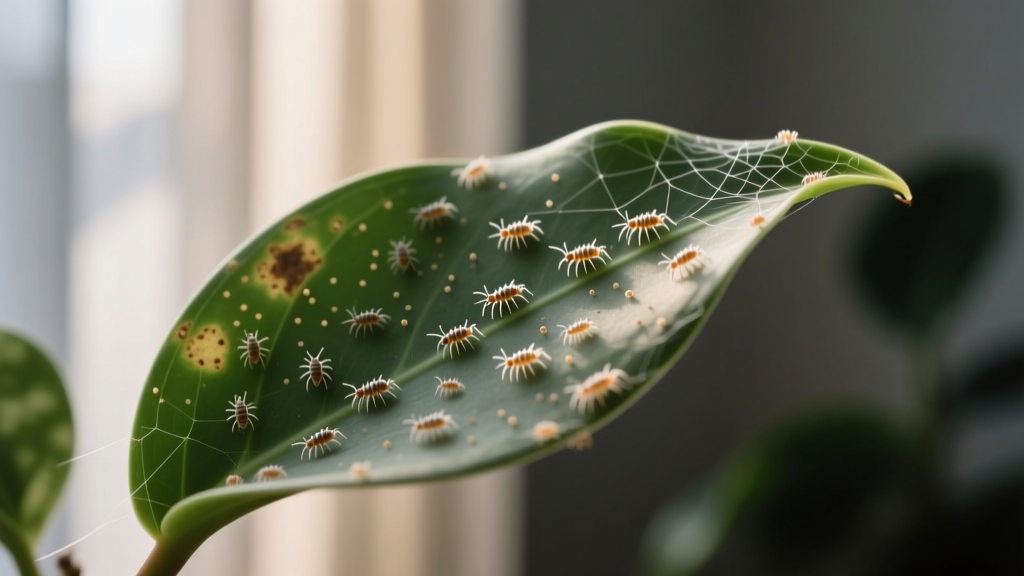 What Do Mites Look Like on Indoor Plants in Low Light?