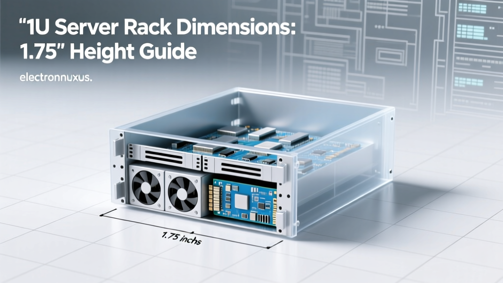 1U Server Rack Dimensions: 1.75" Height Guide