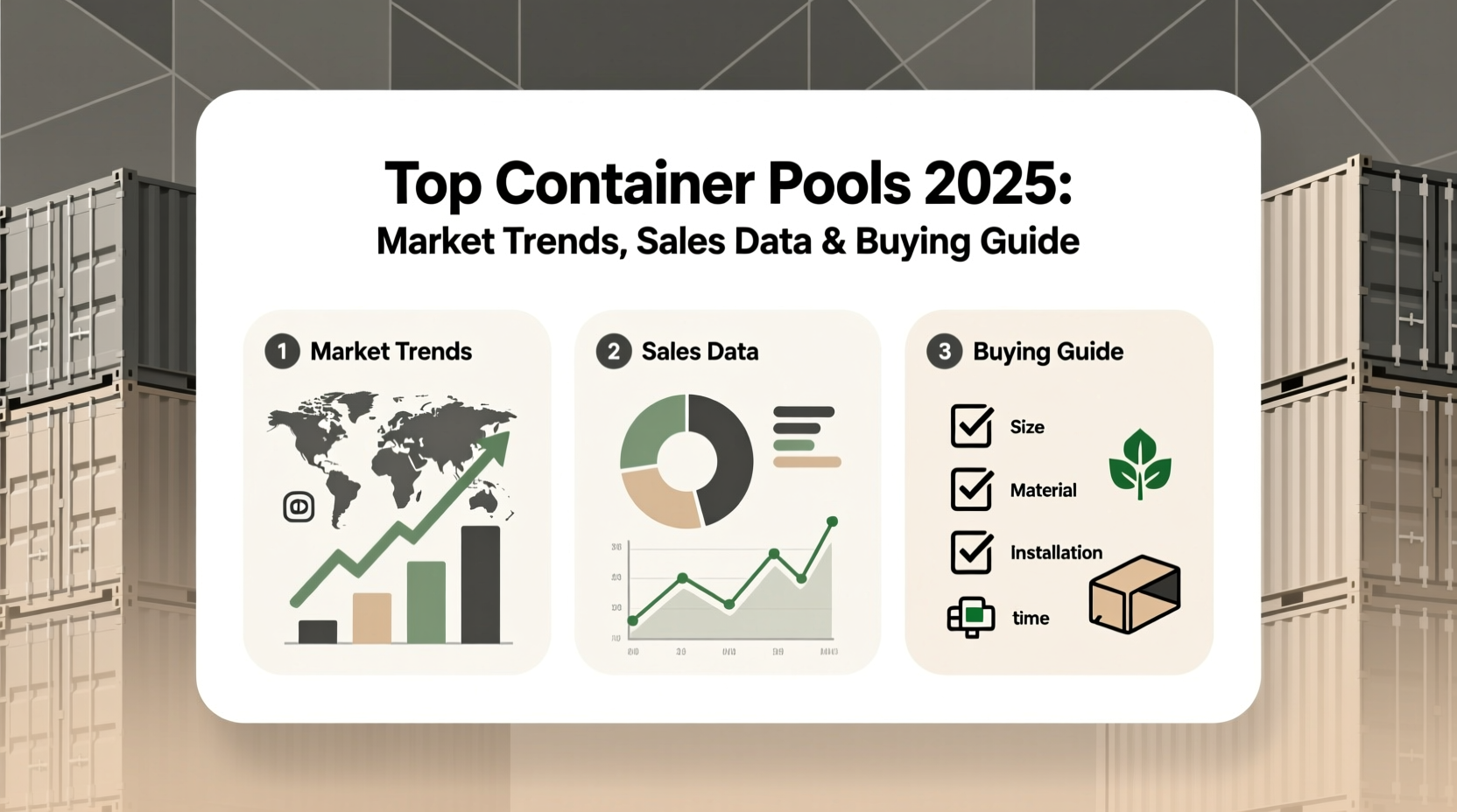 best selling piscinas containers