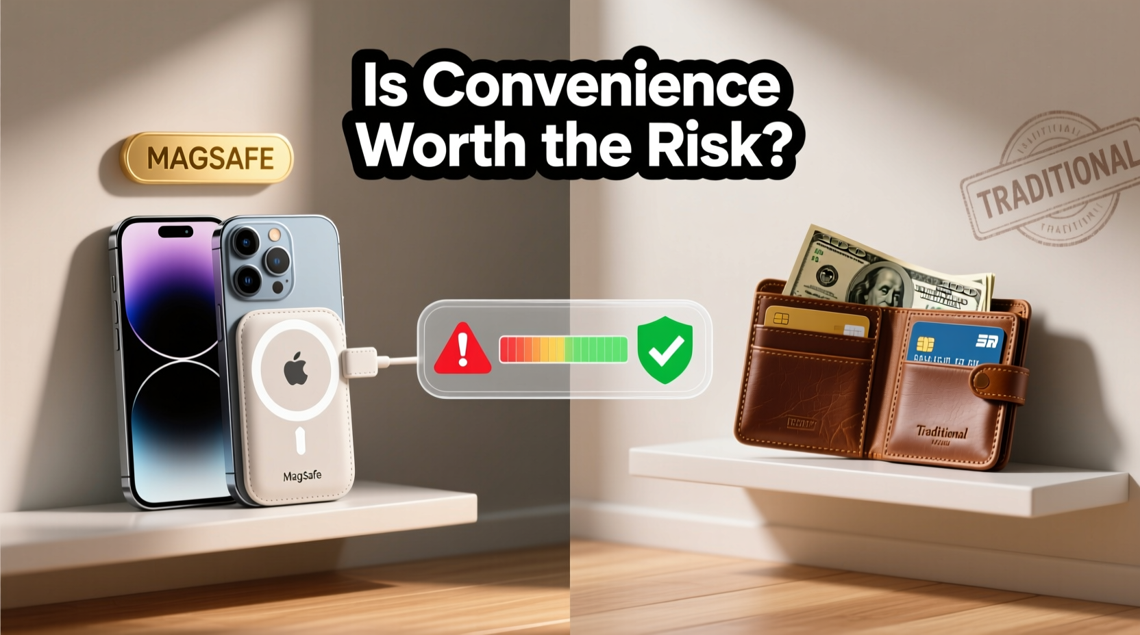 magsafe wallet vs traditional wallet is the convenience worth the risk of losing it