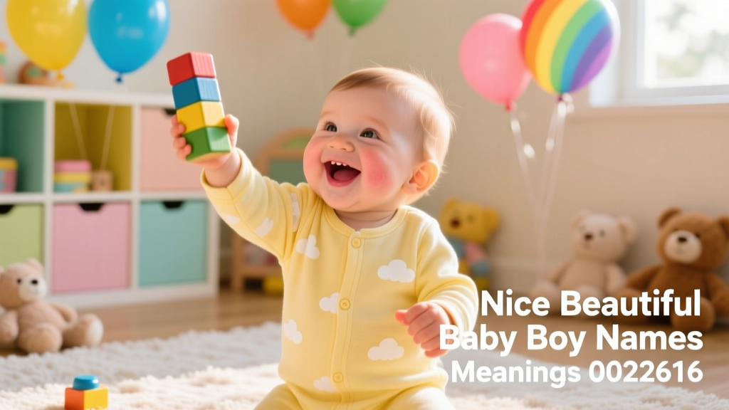Nice, Beautiful Baby Boy Names and Their Meanings: Culturally Rich, Developmentally Supportive Choices for Toddlers and Families