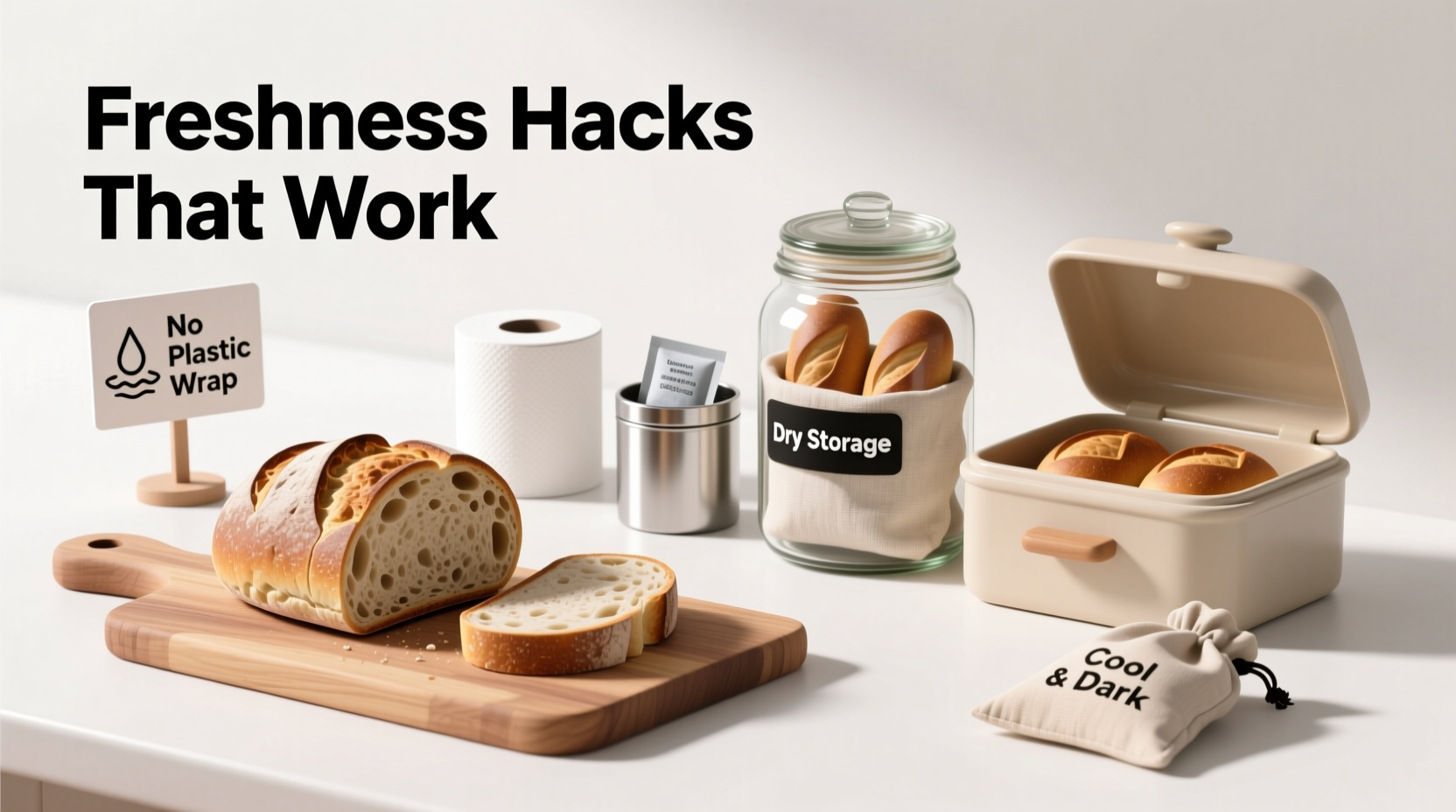 how to store bread without plastic wrap freshness hacks that work