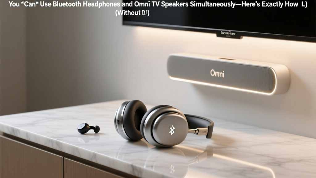 Bluetooth Headphones + Omni TV Speakers Simultaneously