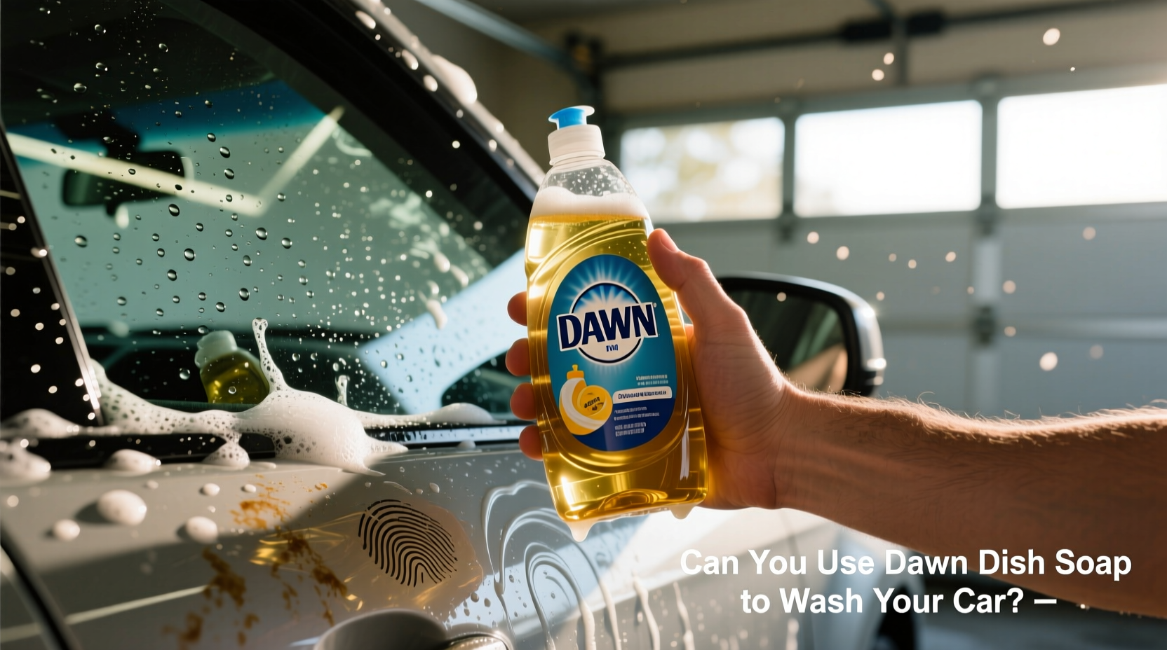 can you use dawn dish soap to wash your car