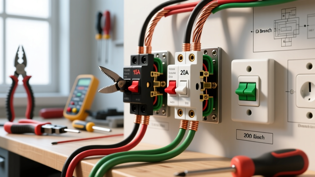 Step-by-Step Guide to Wiring Receptacles on 15A and 20A Branch Circuits