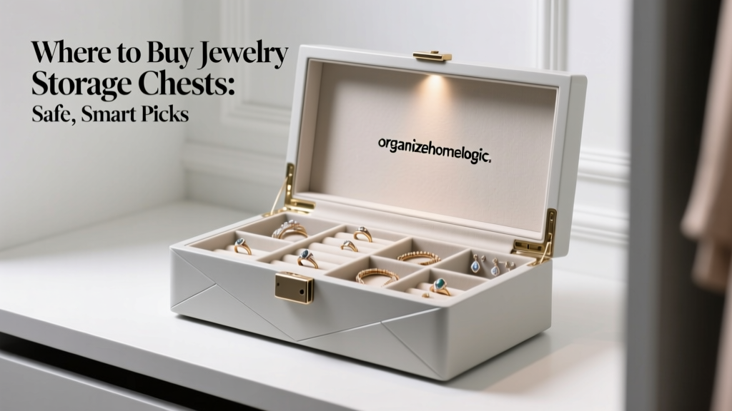 Where to Buy Jewelry Storage Chests: Safe, Smart Picks