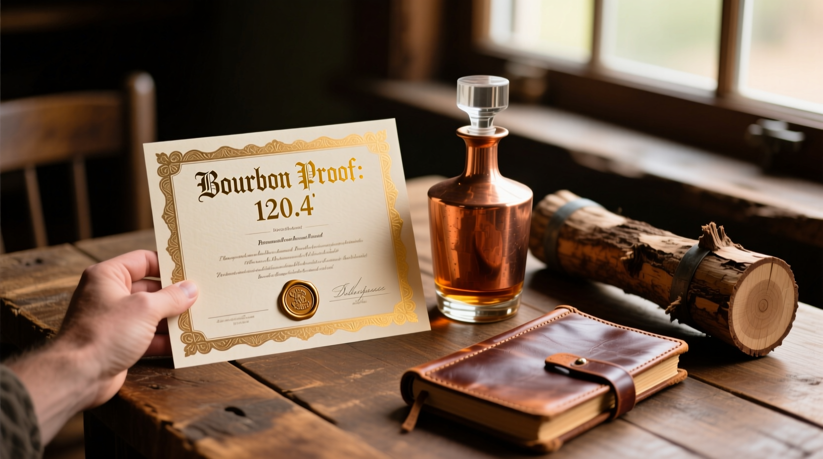 how to gift a personalized bourbon barrel proof certificate without sounding pretentious