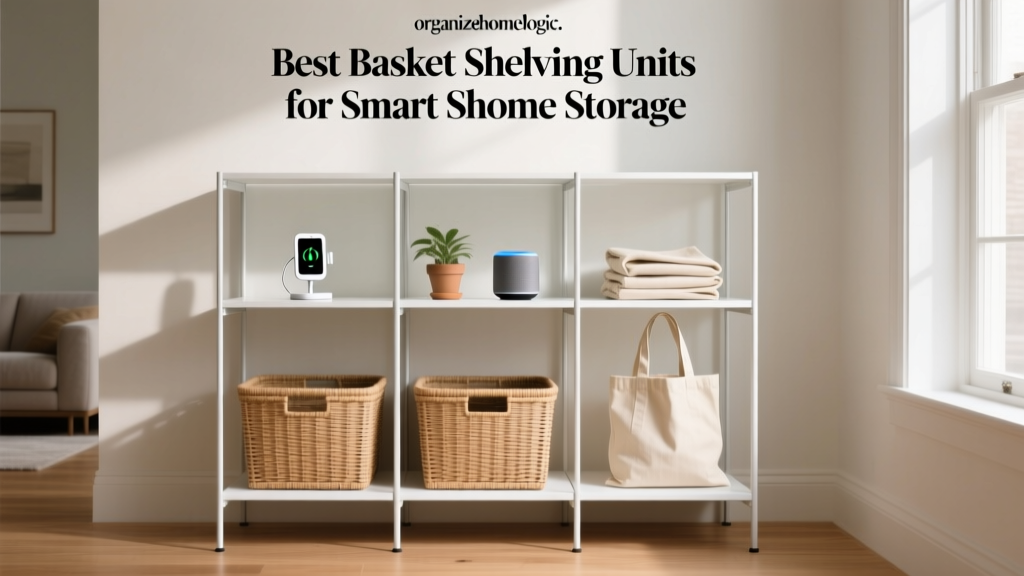 Best Basket Shelving Units for Smart Home Storage
