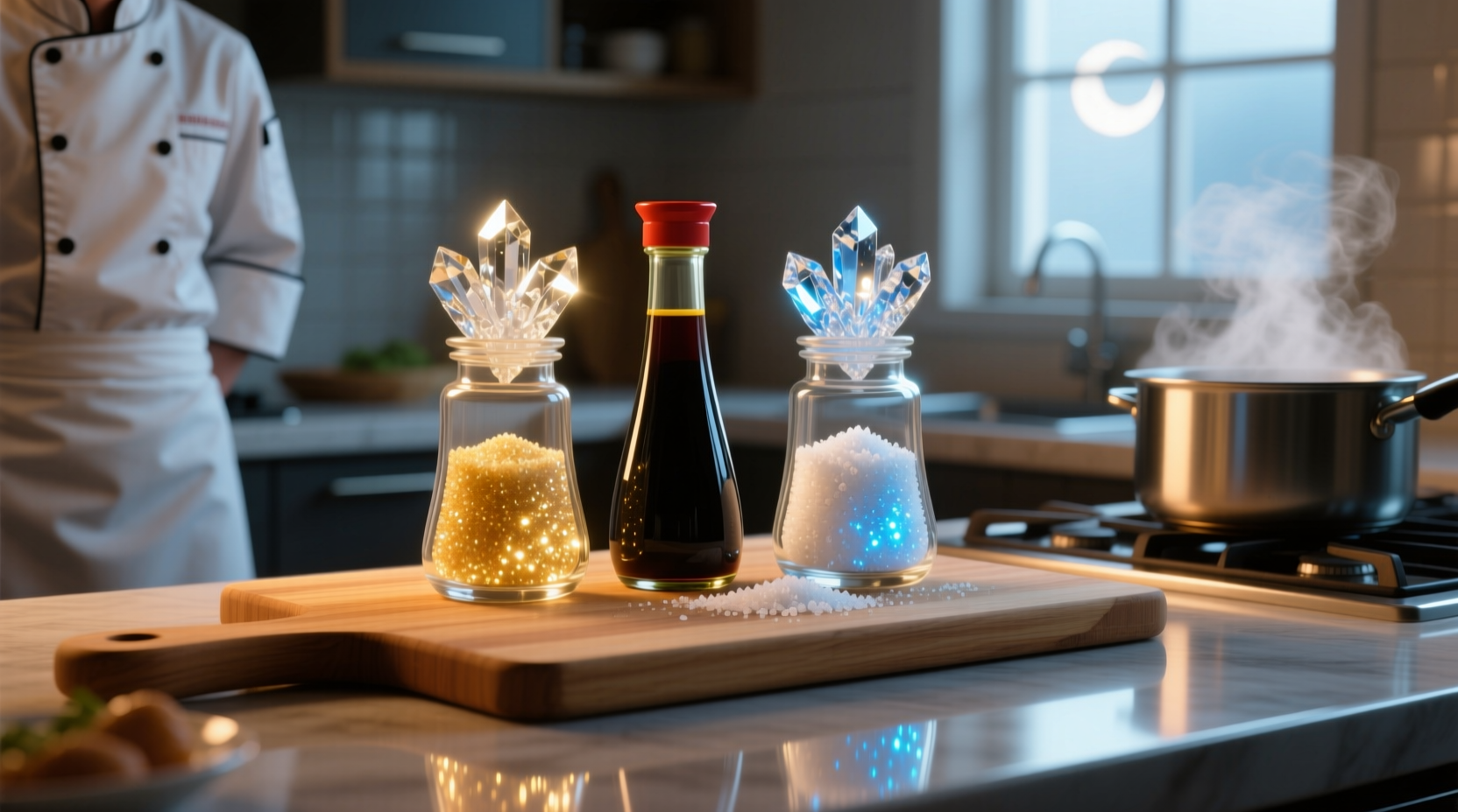 use sugar and salt instead of soy sauce for perfect fri
