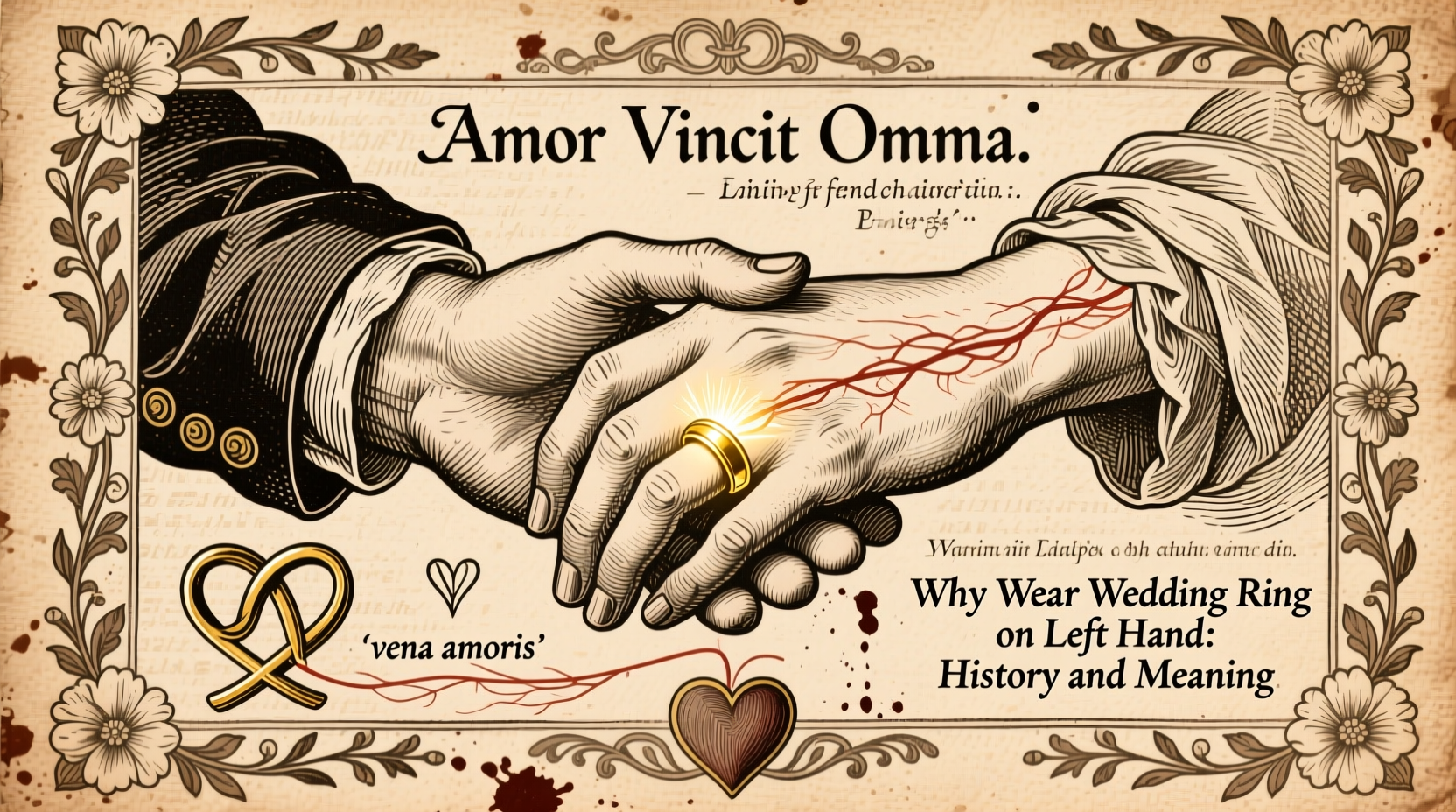 why wear wedding ring on left hand