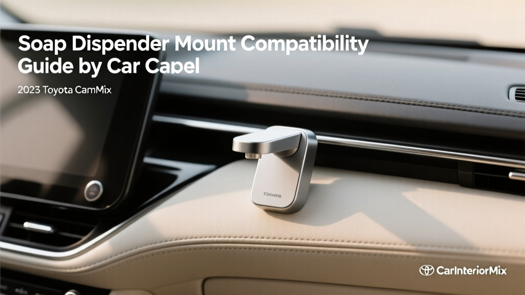 Soap Dispenser Mounts by Car Model (2026)