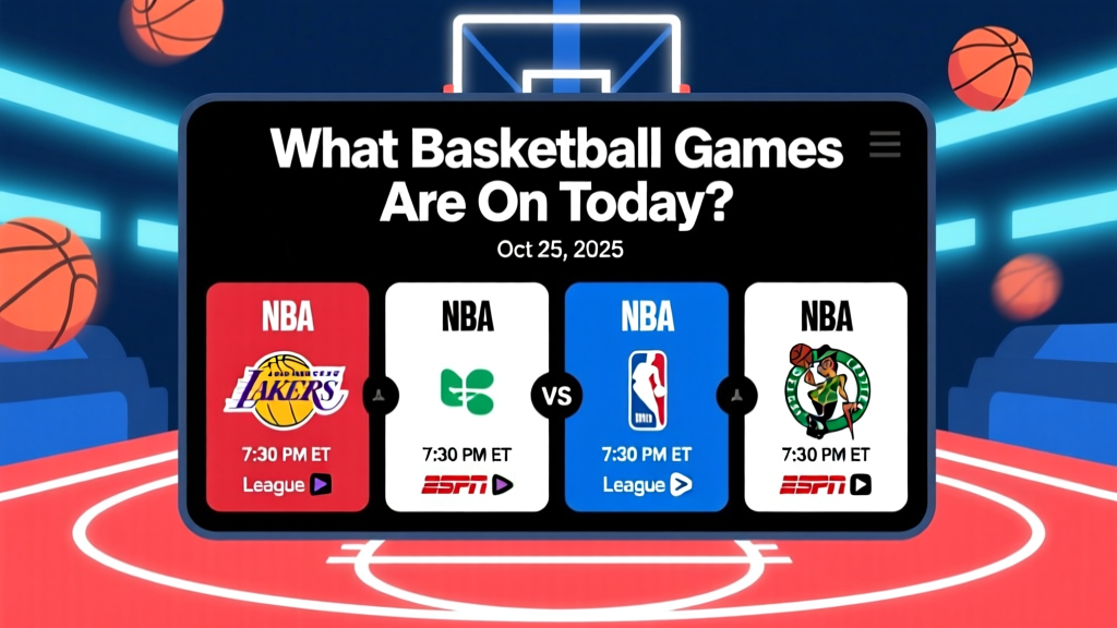 What Basketball Games Are On Today? Oct 25, 2025 Schedule