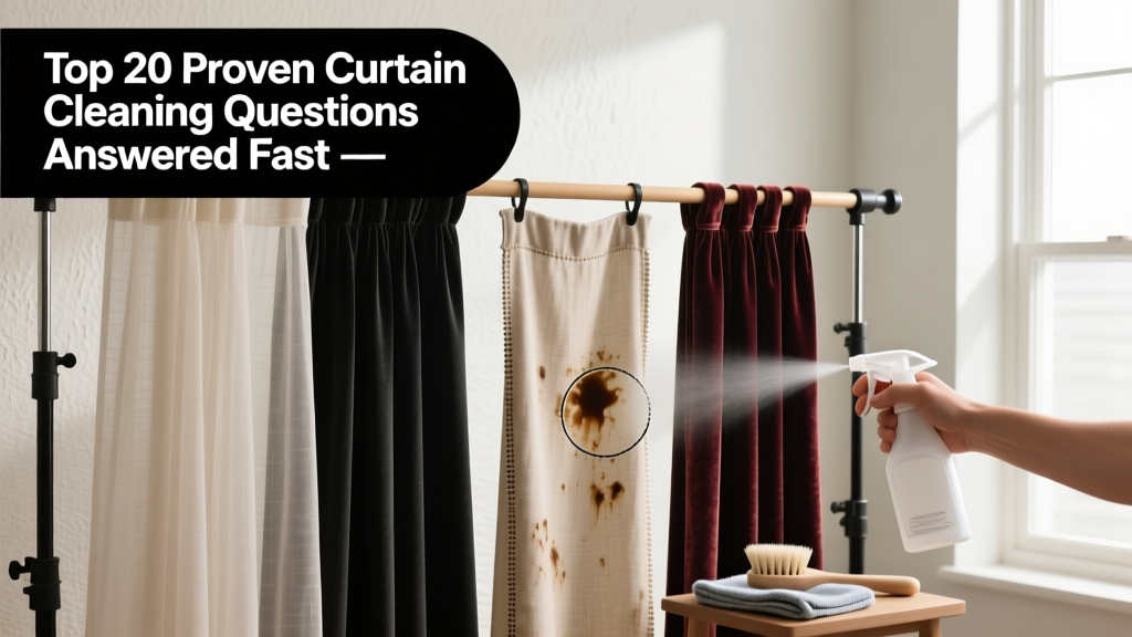 Top 20 Proven Curtain Cleaning Questions Answered Fast