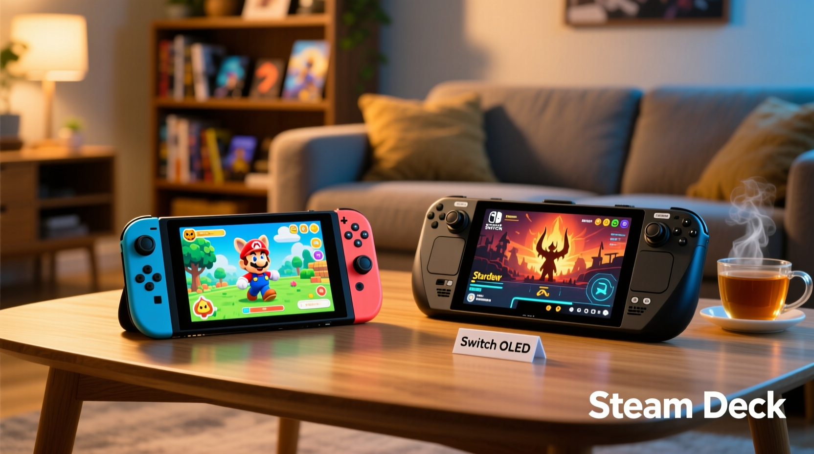 switch oled vs steam deck which handheld is better for casual gaming