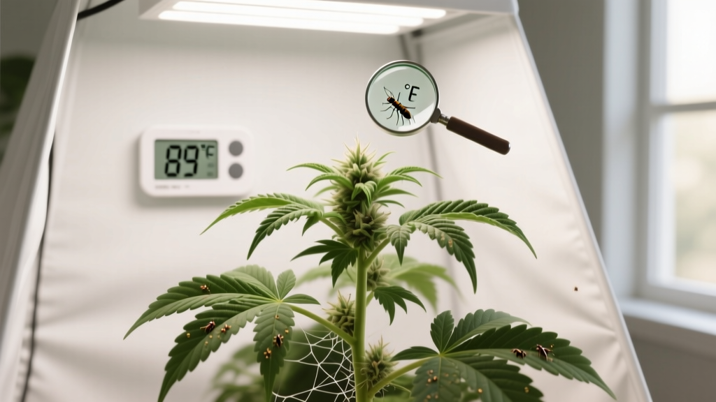Indoor Weed at 89°F: Heat Stress & Pest Crisis