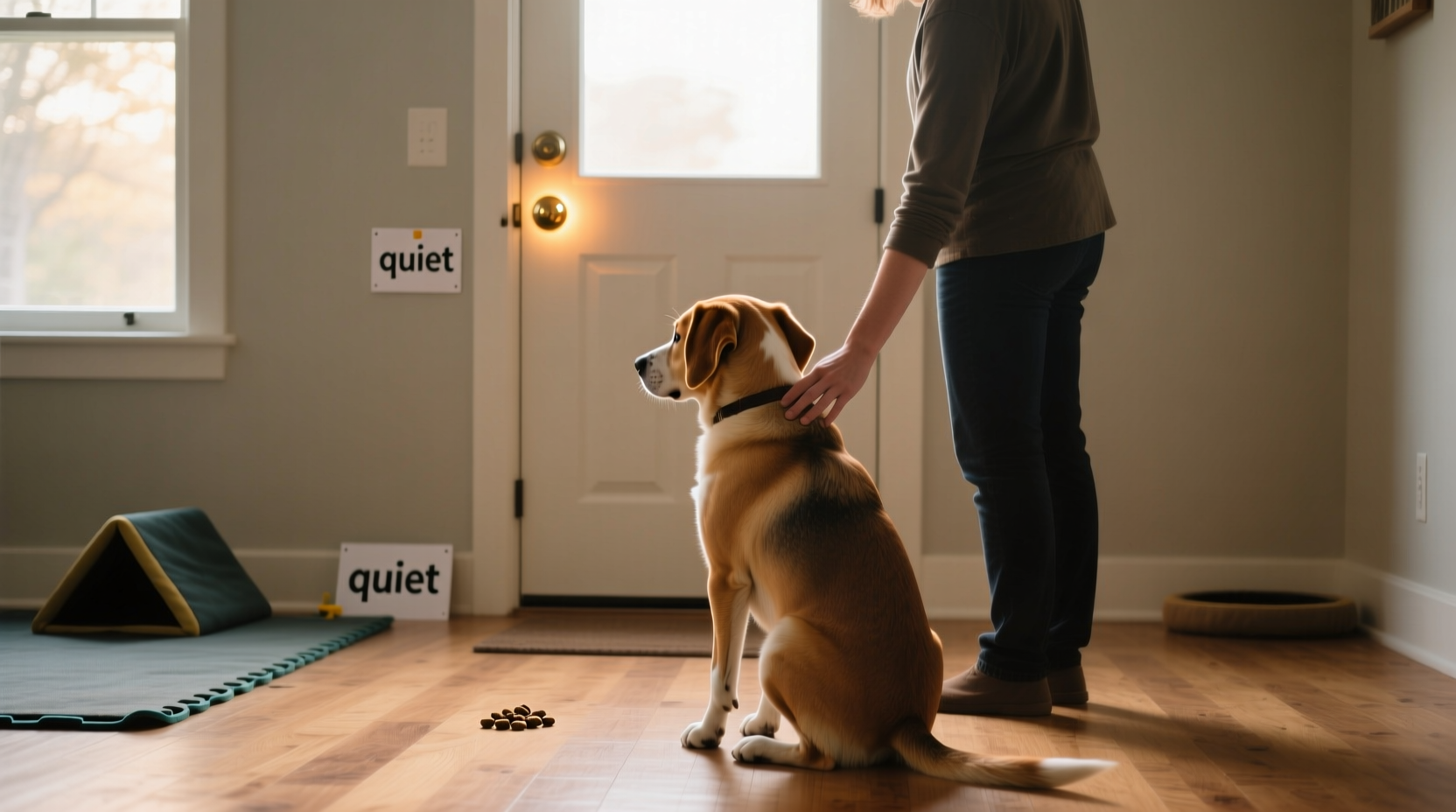 how to stop your dog from barking at the doorbell without yelling