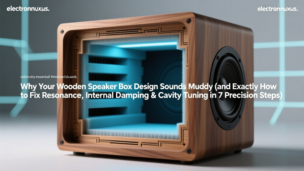 Why Your Wooden Speaker Box Design Sounds Muddy (and Exactly How to Fix Resonance, Internal Damping & Cavity Tuning in 7 Precision Steps)