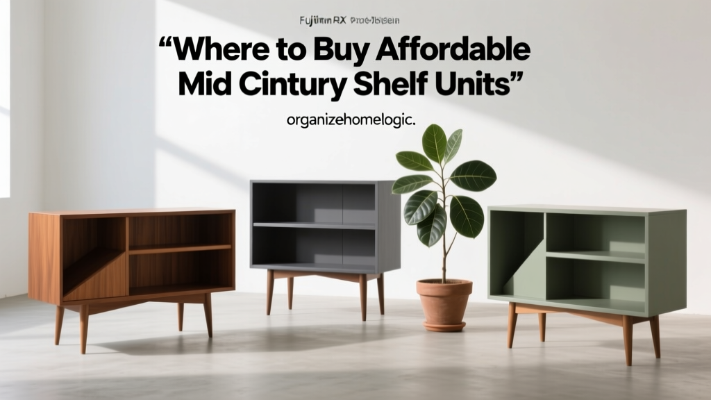 Where to Buy Affordable Mid Century Shelf Units