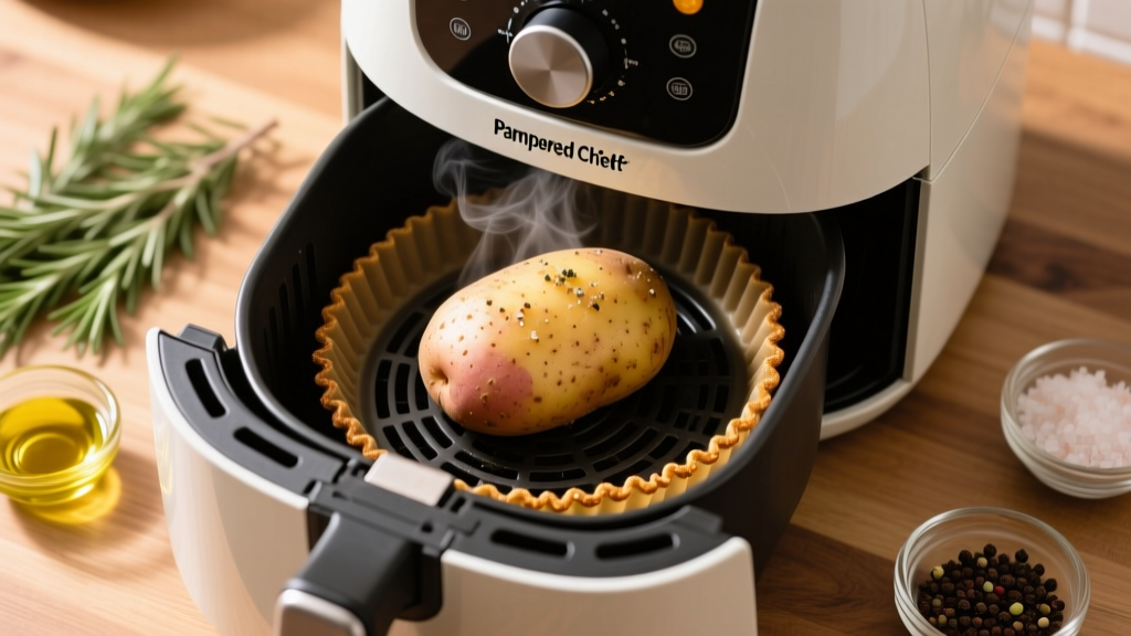 How to Bake a Potato in a Pampered Chef Air Fryer