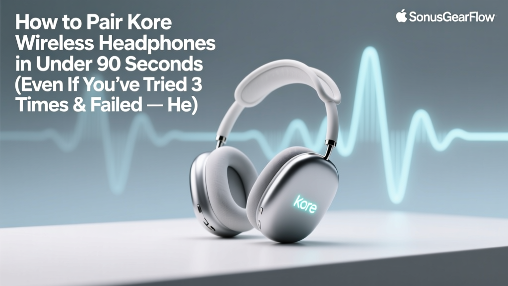 Kore Wireless Headphones Pairing Guide (2026)