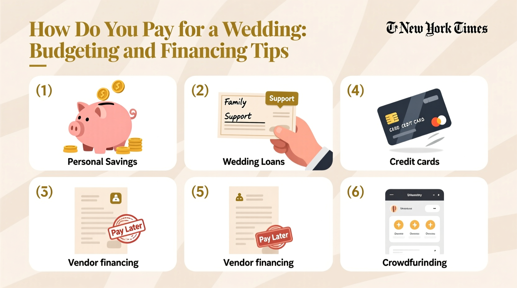 how do you pay for a wedding