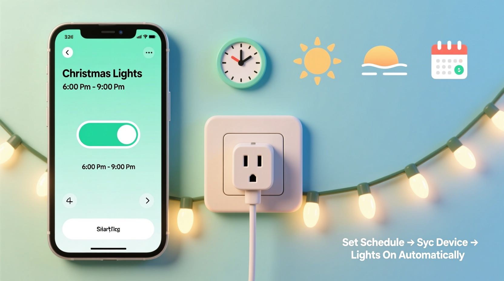 how to use smart plugs to schedule your christmas lights automatically