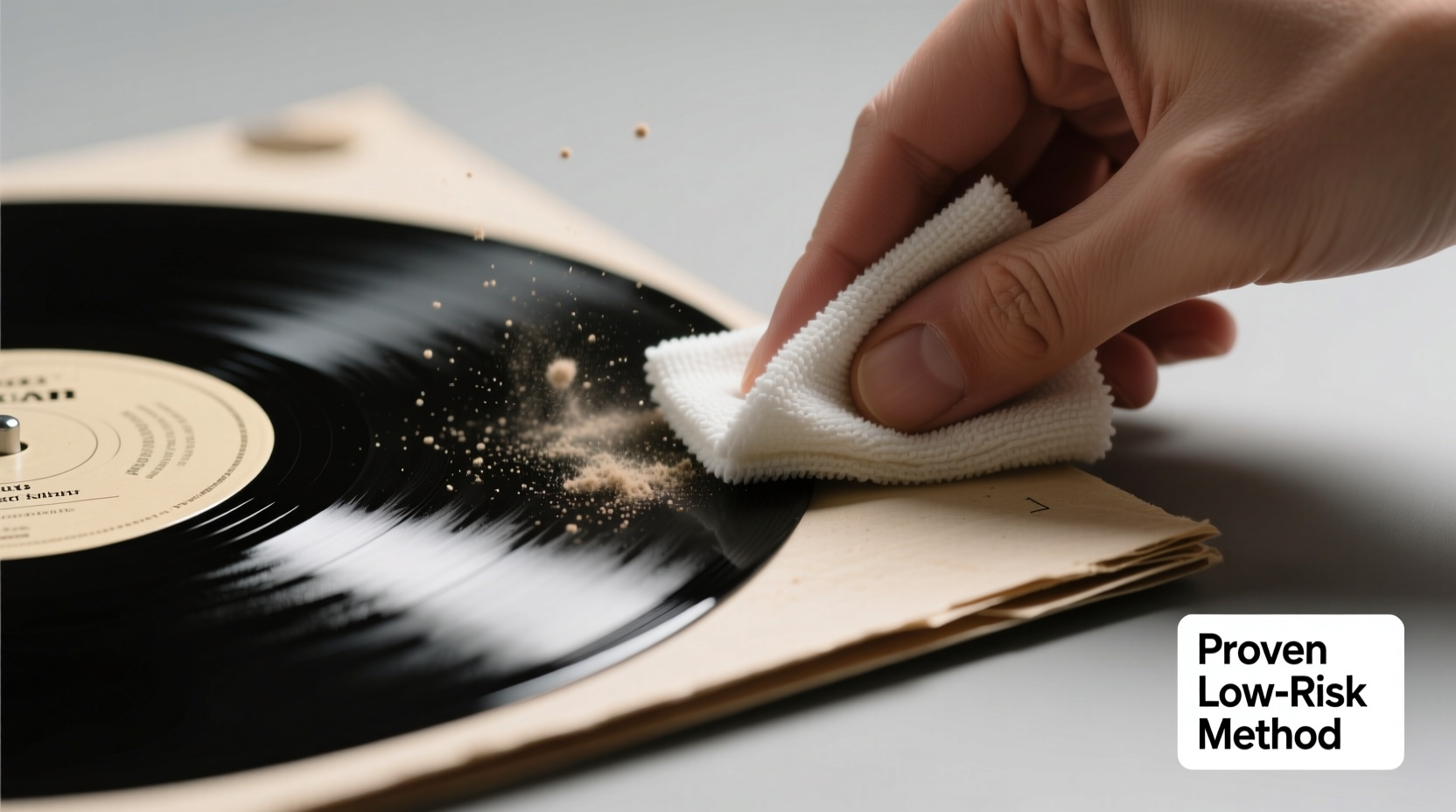 how to clean vinyl record sleeves safely