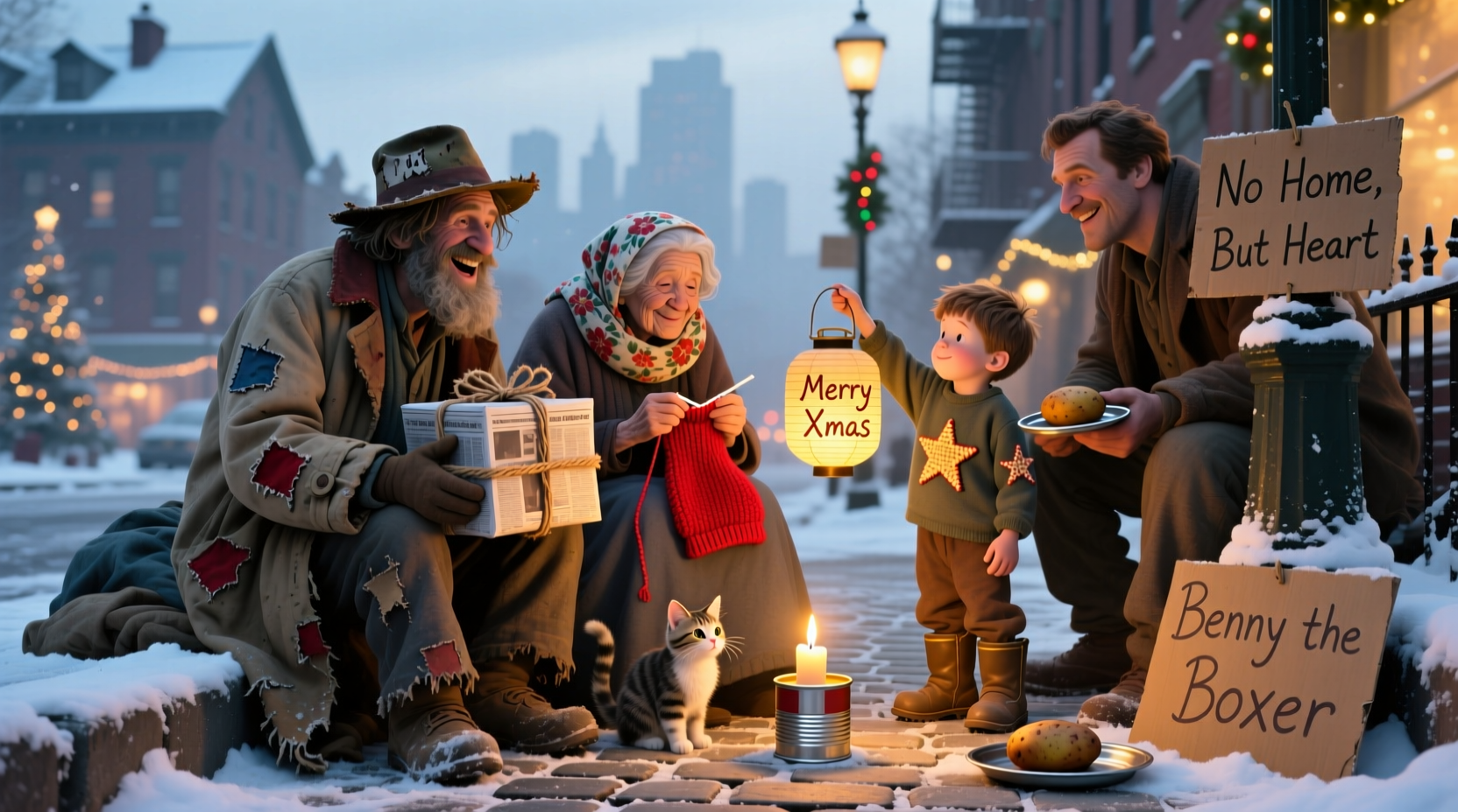 a hobos christmas cast