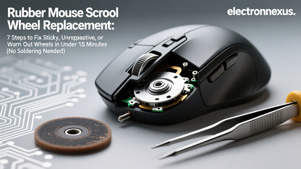 Rubber Mouse Scroll Wheel Replacement: 7 Steps to Fix Sticky, Unresponsive, or Worn-Out Wheels in Under 15 Minutes (No Soldering Needed)