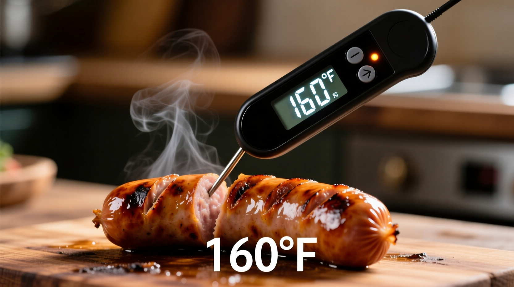 Vergleich verschiedener Wurstsorten mit Temperaturanforderungen