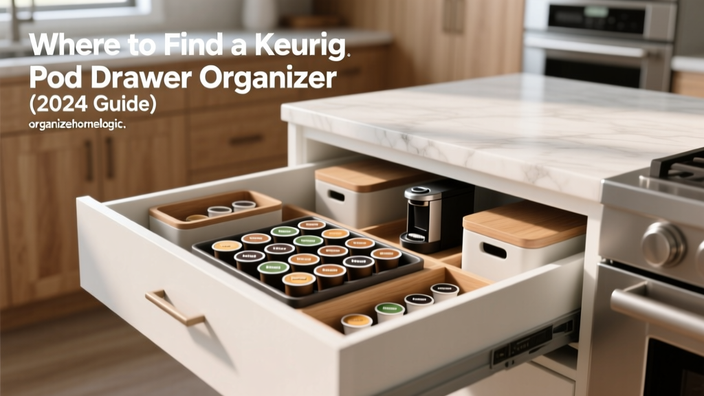 Where to Find a Keurig Pod Drawer Organizer (2024 Guide)