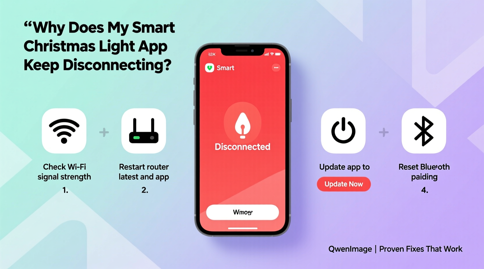 why does my smart christmas light app keep disconnecting troubleshooting tips that work