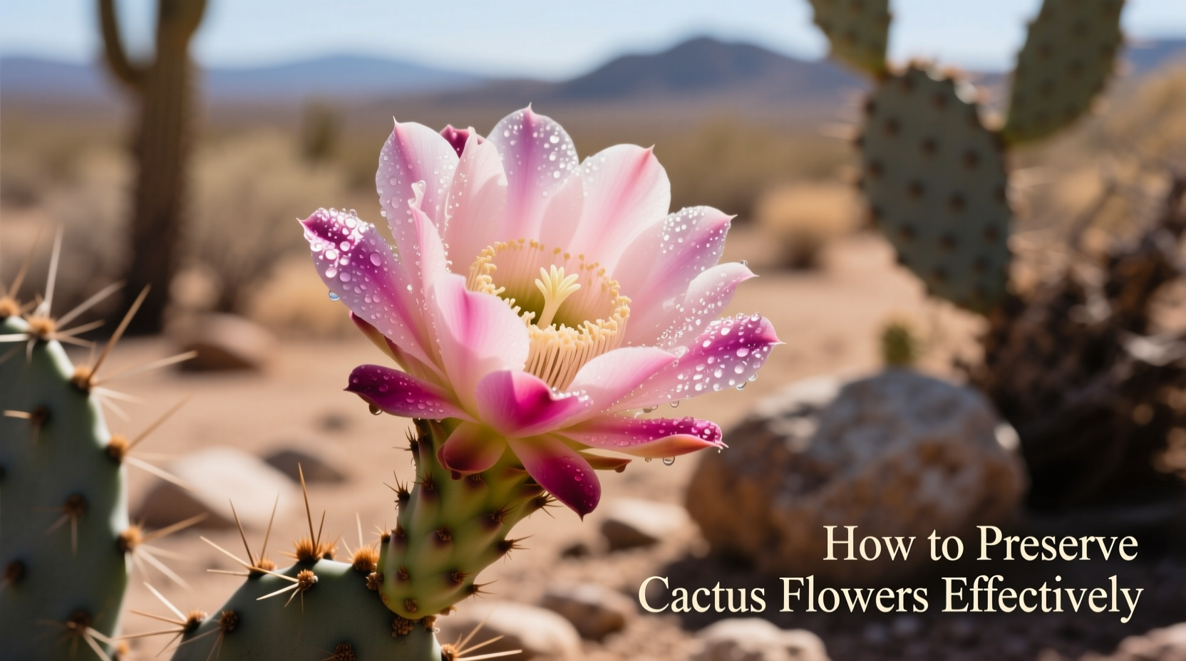 3 Ways to Preserve Cactus Flowers | TheHomeSprouts