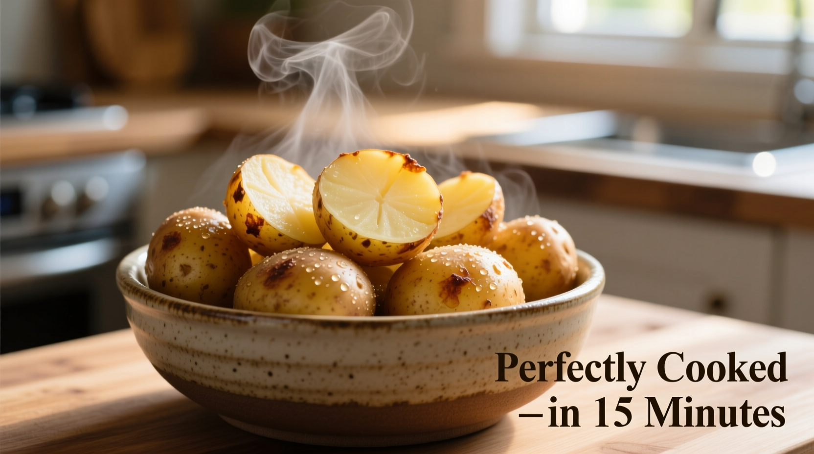 Perfectly cooked Instant Pot potatoes in bowl