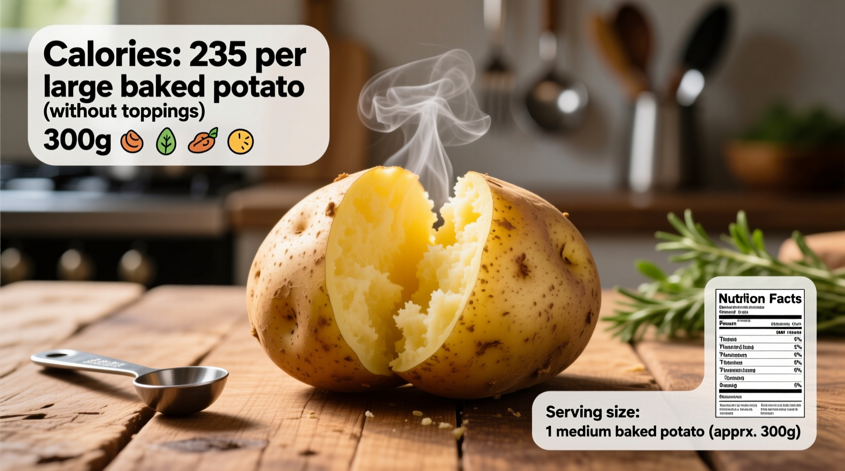 Large Baked Potato Calories: Exact Count & Nutrition Facts