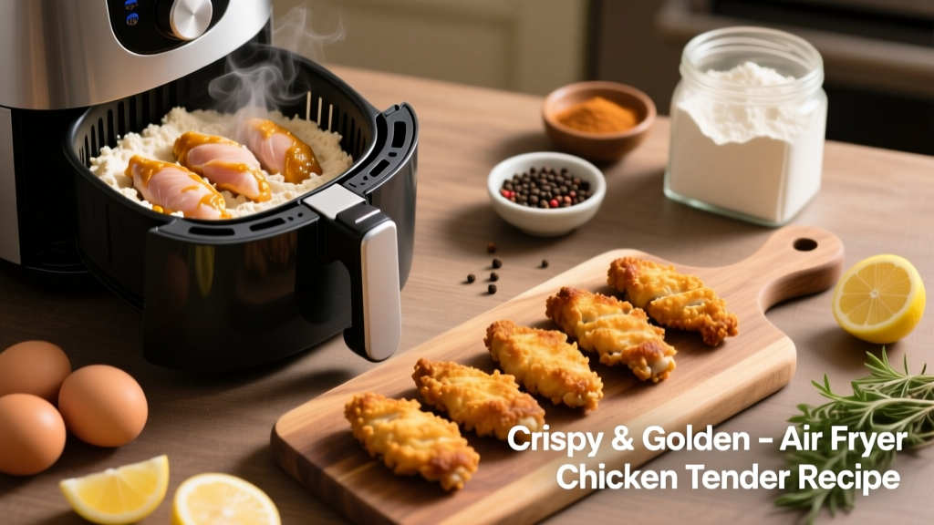 Flour-Based Chicken Tender Recipe for Air Fryer