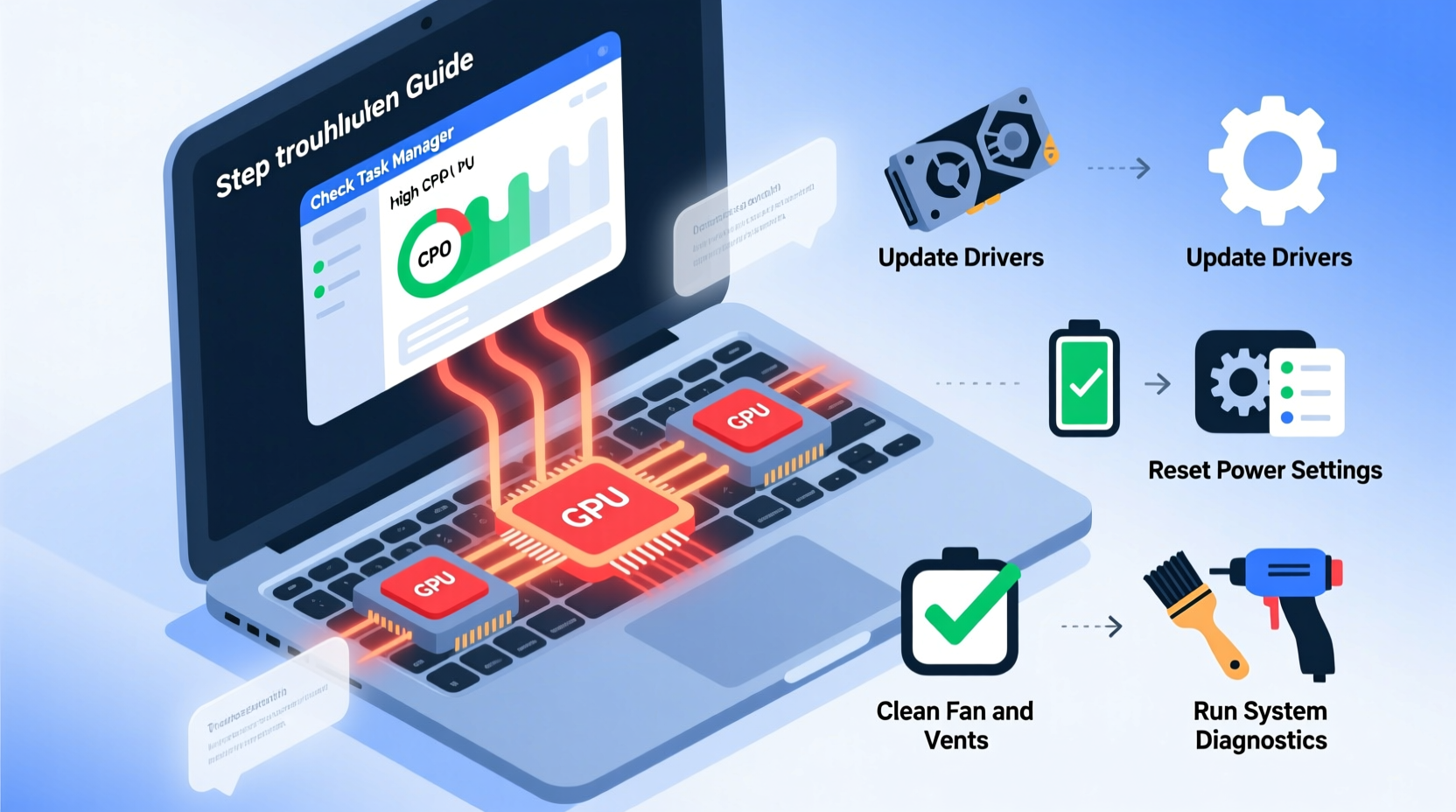 why does my laptop fan run even when idle troubleshooting steps that work