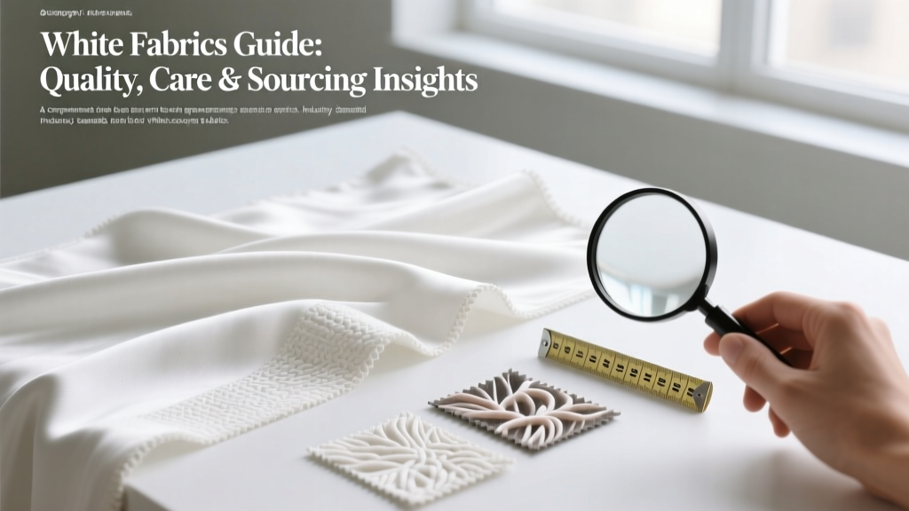 White Fabrics Guide: Quality, Care & Sourcing Insights